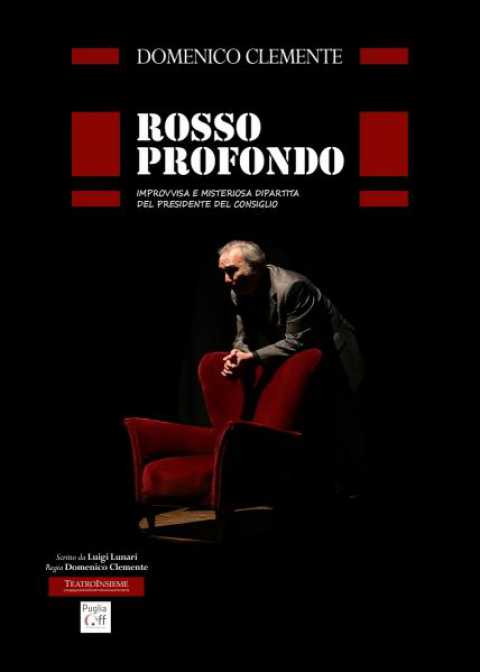 Bari, ''Rosso profondo'': spettacolo teatrale al Piccolo Teatro ''Eugenio D'Attoma''